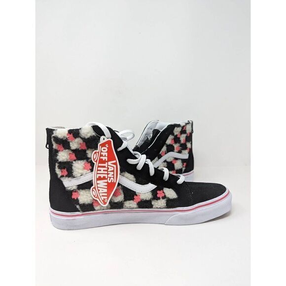 NEW NWT VANS CHECKERBOARD SHERPA SK8 HI - Picture 8 of 9